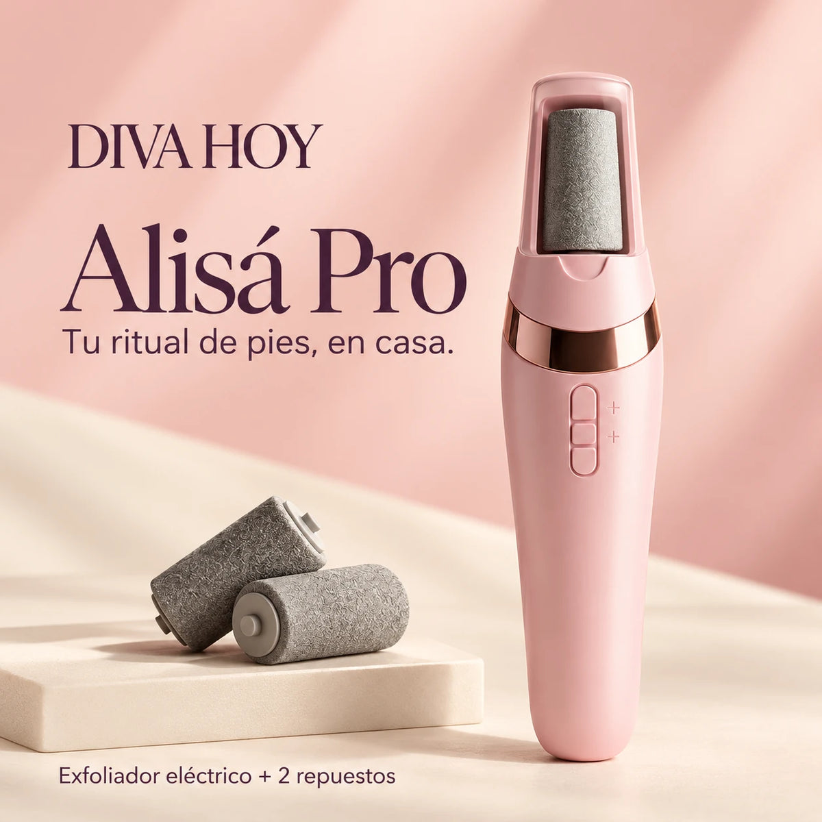 Alisá Pro de Diva Hoy con dos repuestos exfoliantes