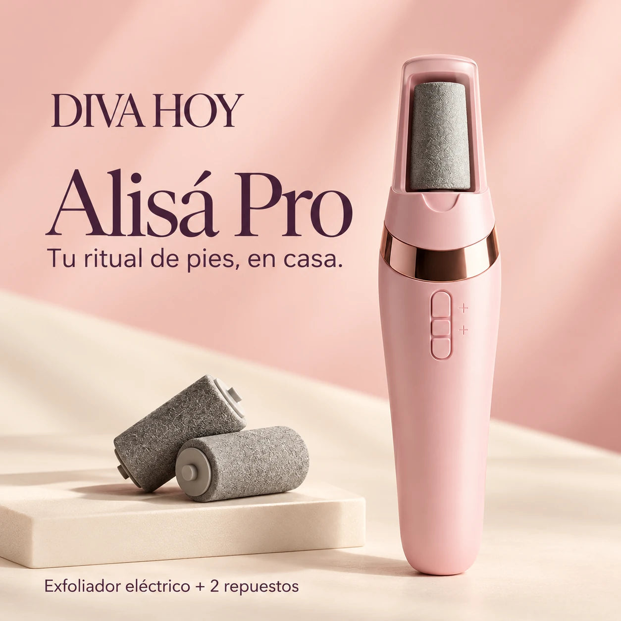 Alisá Pro de Diva Hoy con dos repuestos exfoliantes